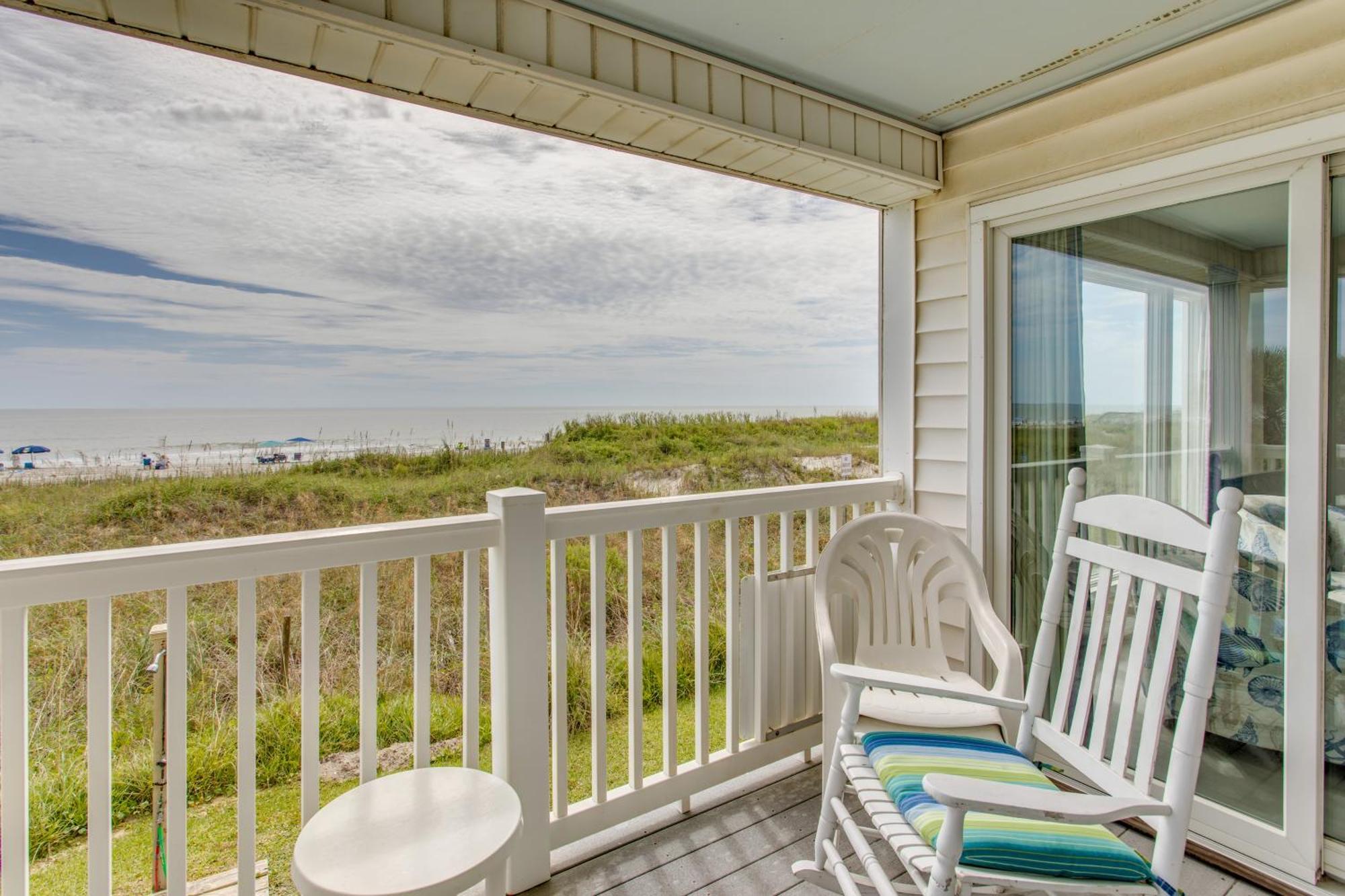 Sunny Windy Hill Beachfront Condo With Private Patio Myrtle Beach Extérieur photo